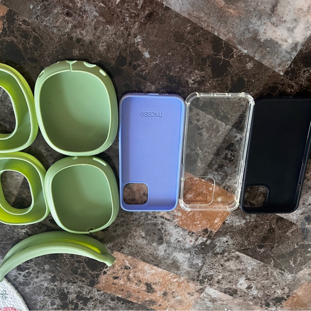 Green and Black Phone Cases